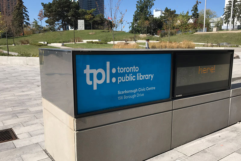 多伦多公共图书馆（Toronto Public Library）启用新标志